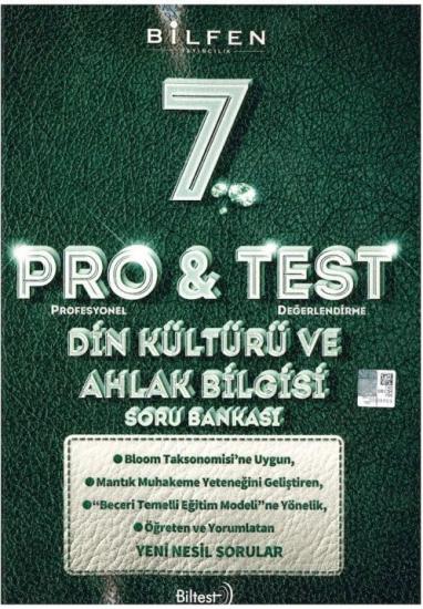 Bilfen Yayınları 7. Sınıf Din Kültürü Ve Ahlak Bilgisi Protest Soru Bankası