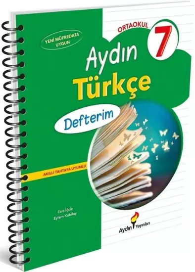 7. Sınıf Türkçe Defterim Aydın Yayınları