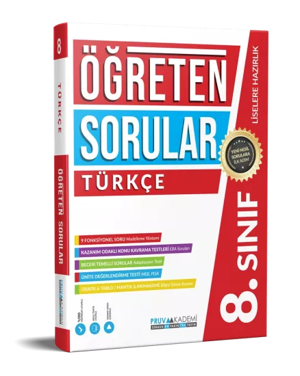 8. Sınıf Türkçe Öğreten Sorular Pruva Akademi