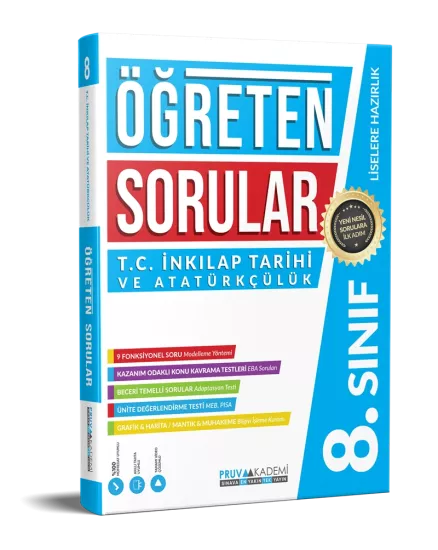 8. Sınıf İnkılap Tarihi Öğreten Sorular Pruva Akademi
