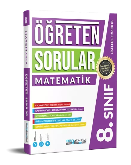 8. Sınıf Matematik Öğreten Sorular Pruva Akademi
