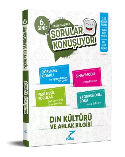 6. Sınıf Din Kültürü Sorular Konuşuyor Soru Bankası Pruva Akademi