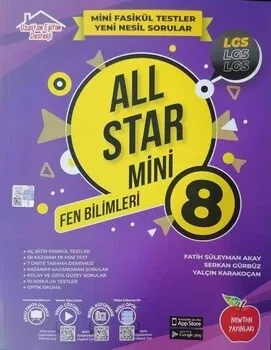 8. Sınıf LGS Fen Bilimleri All Star Mini Fasikül Testler Soru Bankası Newton Yayınları - Hemen Satın Al