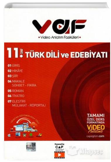 Vaf 11. Sınıf T.Dili Edebiyatı - 2021