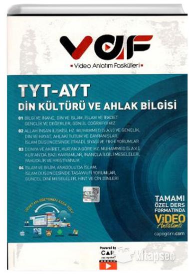 Vaf Yks TYT-AYT Din Kültürü - 2021