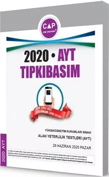 AYT 2020 Tıpkı Basım Çap Yayınları - Hemen Satın Al