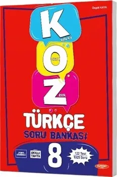 8. Sınıf Türkçe KOZ Soru Bankası Kurmay ELT - Hemen Satın Al