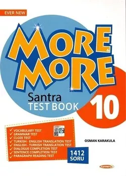10. Sınıf More More Santra Test Book Kurmay ELT - Hemen Satın Al