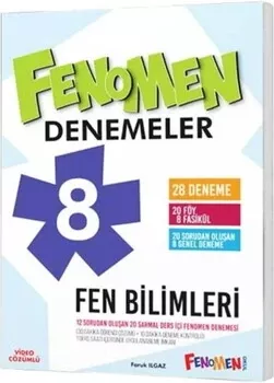 Fenomen Okul Yayınları 8. Sınıf Fen Bilimleri 28 Deneme Fenomen Yayınları - Hemen Satın Al