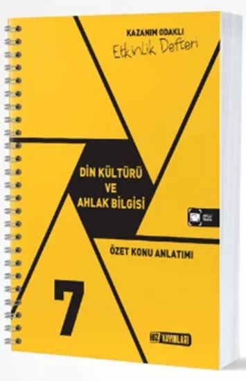 7. Sınıf Din Kültürü ve Ahlak Bilgisi Etkinlik Defteri Hız Yayınları - Hemen Satın Al