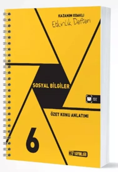 6. Sınıf Sosyal Bilgiler Etkinlik Defteri Hız Yayınları - Hemen Satın Al