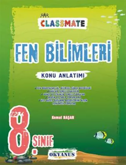 8. Sınıf Classmate Fen Bilimleri Konu Anlatımı Okyanus Yayıncılık