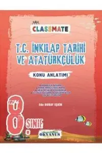 8. Sınıf Classmate İnkılap Tarihi Konu Anlatımı Okyanus Yayıncılık