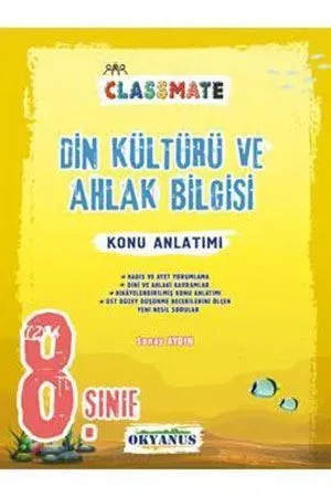 8. Sınıf Classmate Din Kültürü Konu Anlatımı Okyanus Yayıncılık