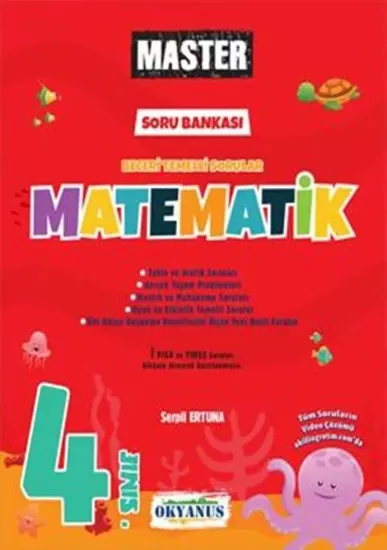 4. Sınıf Master Matematik Soru Bankası Okyanus Yayıncılık
