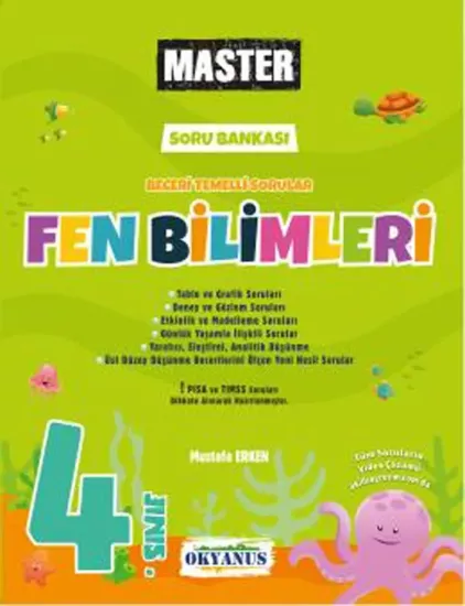 4. Sınıf Master Fen Bilimleri Soru Bankası Okyanus Yayıncılık