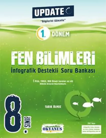 8. Sınıf 1. Dönem Fen Bilimleri İnfografik Destekli Update Soru Bankası Okyanus Yayıncılık - Hemen Satın Al