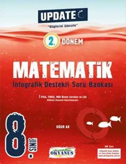 8. Sınıf 2. Dönem Matematik Update İnfografik Soru Bankası Okyanus Yayıncılık - Hemen Satın Al