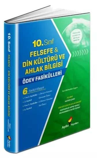10. Sınıf Felsefe-Din Kültürü ve Ahlak Bilgisi Ödev Fasikülleri Aydın Yayınları