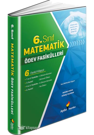 6. Sınıf Aydın Yayınları Matematik Ödev Fasikülleri Aydın