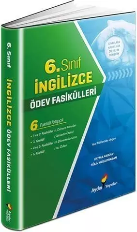 6. Sınıf İngilizce Ödev Fasikülleri Aydın Yayınları