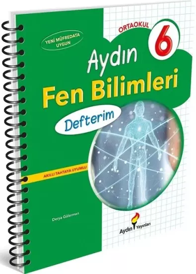 6. Sınıf Fen Bilimleri Defterim Aydın Yayınları
