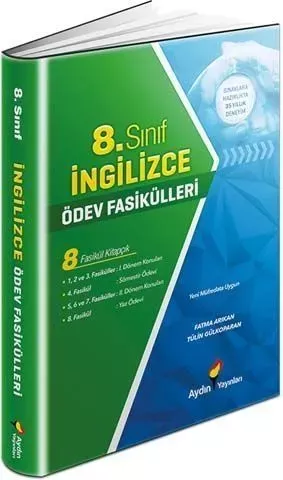 8. Sınıf İngilizce Ödev Fasikülleri Aydın Yayınları