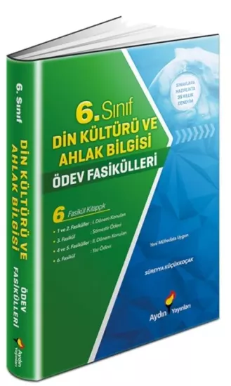 6. Sınıf Din Kültürü ve Ahlak Bilgisi Ödev Fasikülleri Aydın Yayınları