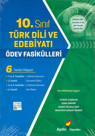 Aydın Türk Dili Ve Edebiyatı Ödev Fasikülleri 10.Sınıf
