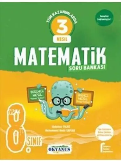 8. Sınıf 3 Nesil Matematik Soru Bankası Okyanus Yayıncılık