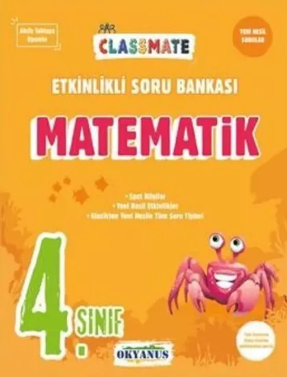 4. Sınıf Classmate Matematik Etkinlikli Soru Bankası Okyanus Yayıncılık