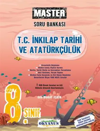 8. Sınıf Master İnkılap Tarihi Soru Bankası Okyanus Yayıncılık