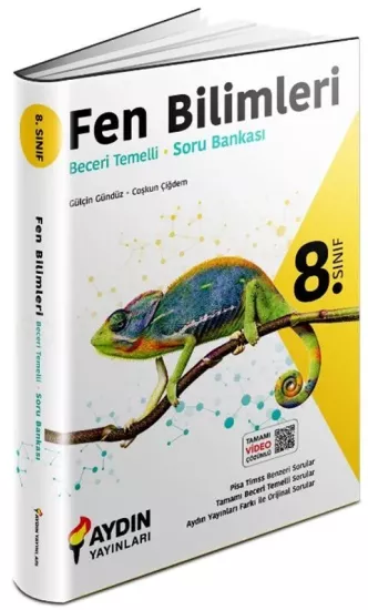 8. Sınıf Fen Bilimleri Beceri Temelli Soru Bankası Aydın Yayınları