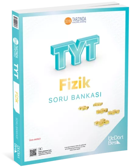 TYT Fizik Soru Bankası ÜçDörtBeş Yayınları