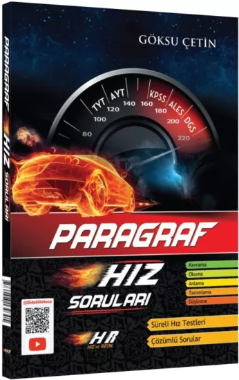 TYT AYT KPSS ALES DGS Paragraf Hız Soruları Hız ve Renk Yayınları - Hemen Satın Al
