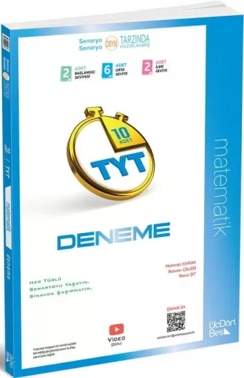 TYT 10’lu Matematik Deneme ÜçDörtBeş Yayınları