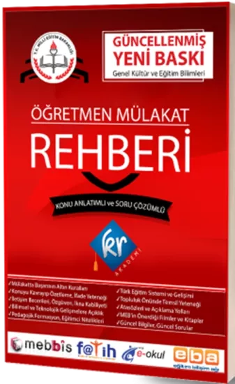 KR Akademi Öğretmen Mülakat Rehberi KR Akademi Yayınları - Hemen Satın Al