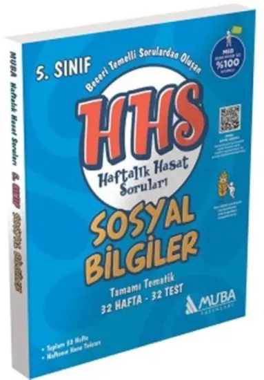 5. Sınıf Sosyal Bilgiler Haftalık Hasat Soruları Muba Yayınları - Hemen Satın Al