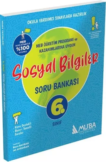 6.Sınıf Sosyal Bilgiler Soru Bankası Muba Yayınları - Hemen Satın Al