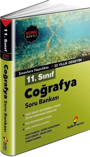 11. Sınıf Coğrafya Konu Özetli Soru Bankası Aydın Yayınları