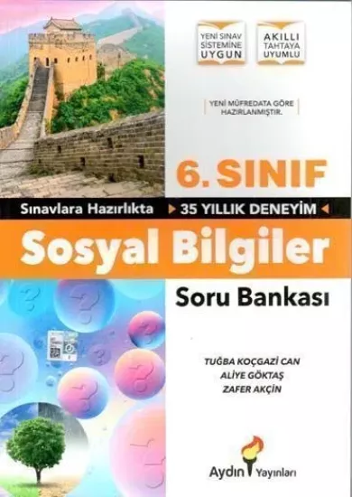 6. Sınıf Sosyal Bilgiler Soru Bankası Aydın Yayınları