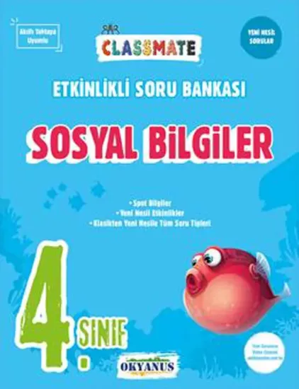 4. Sınıf Classmate Sosyal Bilgiler Etkinlikli Soru Bankası Okyanus Yayıncılık