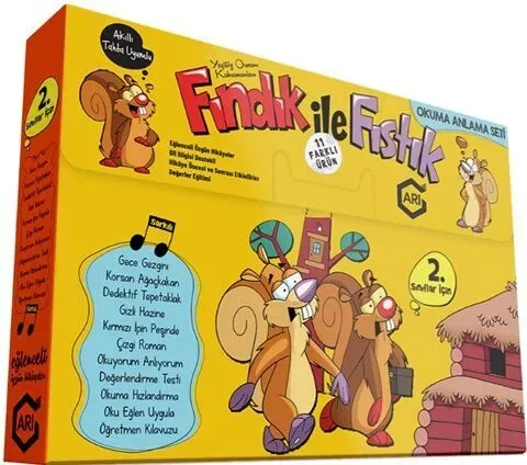 Fındık ile Fıstık Okuma Anlama Seti Arı Yayıncılık