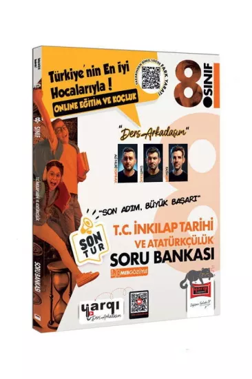 8. Sınıf İnkılap Tarihi Son Tur Soru Bankası Yargı Yayınları