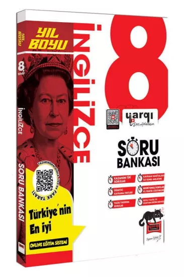 8. Sınıf İngilizce Yıl Boyu Soru Bankası Yargı Yayınları