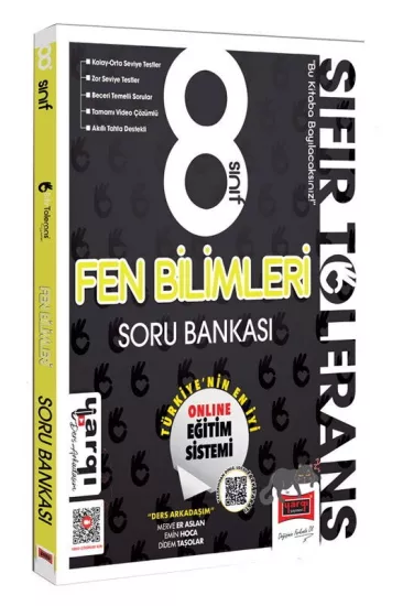 8. Sınıf Sıfır Tolerans Fen Bilimleri Soru Bankası Yargı Yayınları