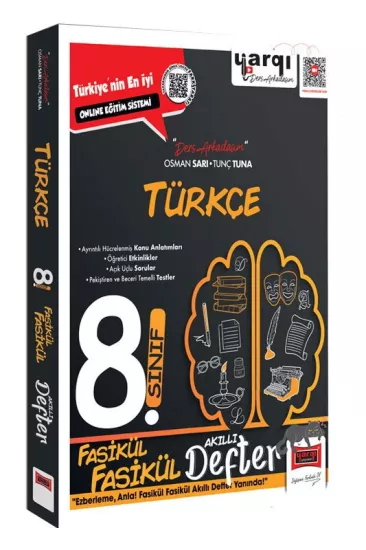 8. Sınıf Türkçe Fasikül Fasikül Akıllı Defter Yargı Yayınları