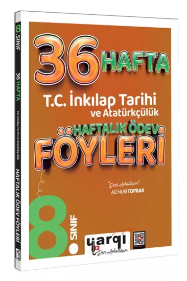 8. Sınıf İnkılap Tarihi 36 Haftalık Ödev Föyleri Yargı Yayınları