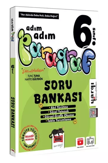 6. Sınıf Adım Adım Paragraf Soru Bankası Yargı Yayınları