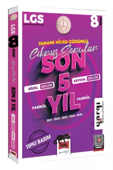 8. Sınıf Konu Konu Çıkmış Sorular Son 5 Yıl (Fasikül)  Yargı Yayınları